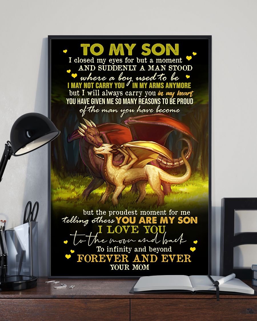 To My Son Poster - Great Gifts For Your Son-A Loves Gift