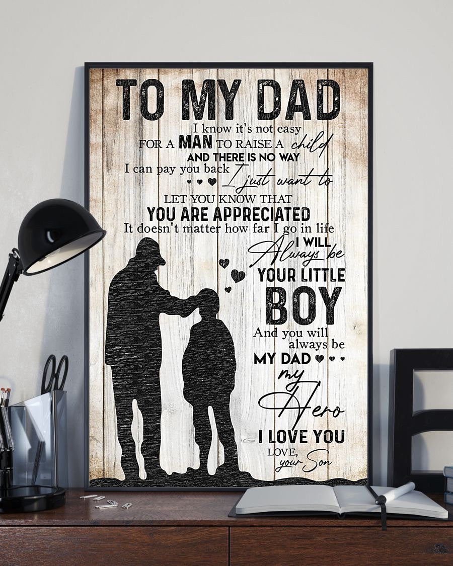 To My Dad Poster-A Loves Gift