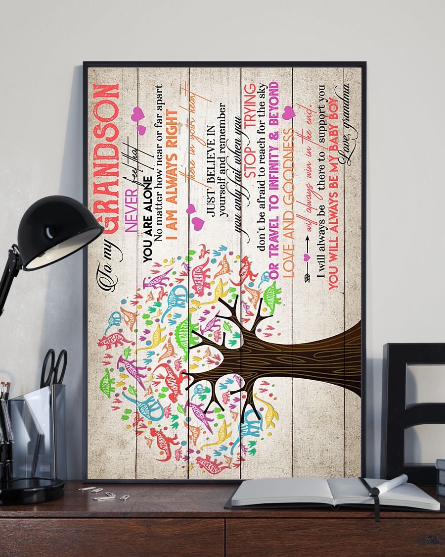 To My Grandson Poster-A Loves Gift