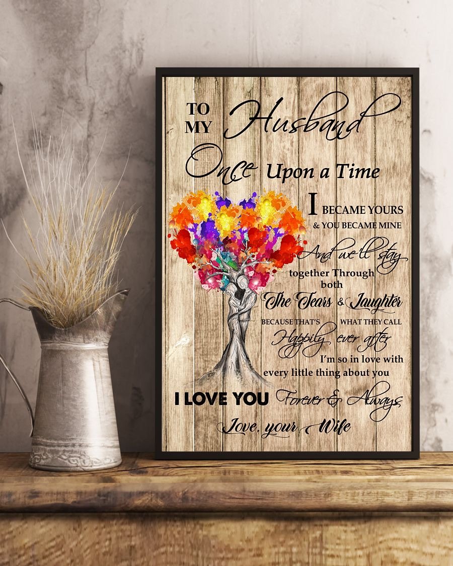 Perfect Gifts For Husband - To My Husband Poster-A Loves Gift