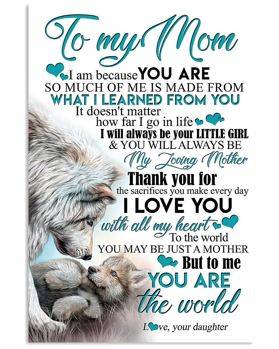 To My Mom Poster-A Loves Gift