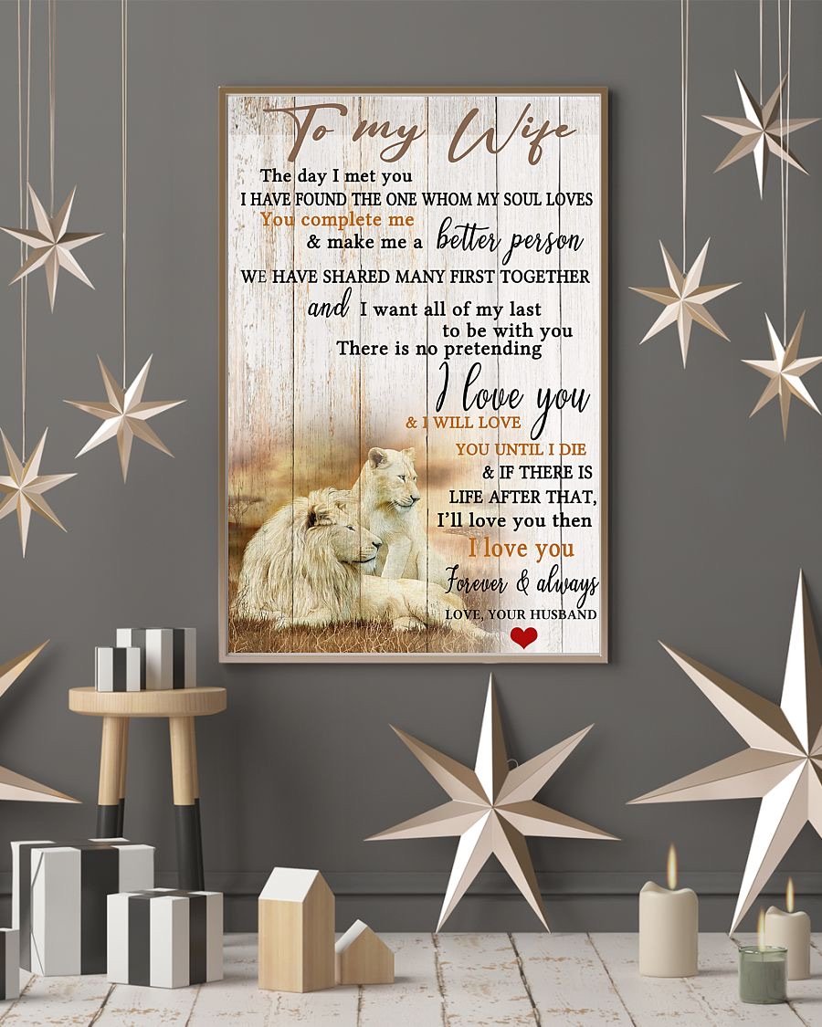 Perfect Gifts For Wife - To My Wife  Poster-A Loves Gift