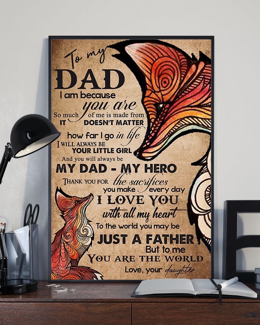 To My Dad Poster-A Loves Gift