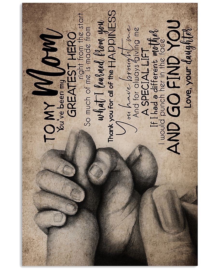 To My Mom Poster-A Loves Gift