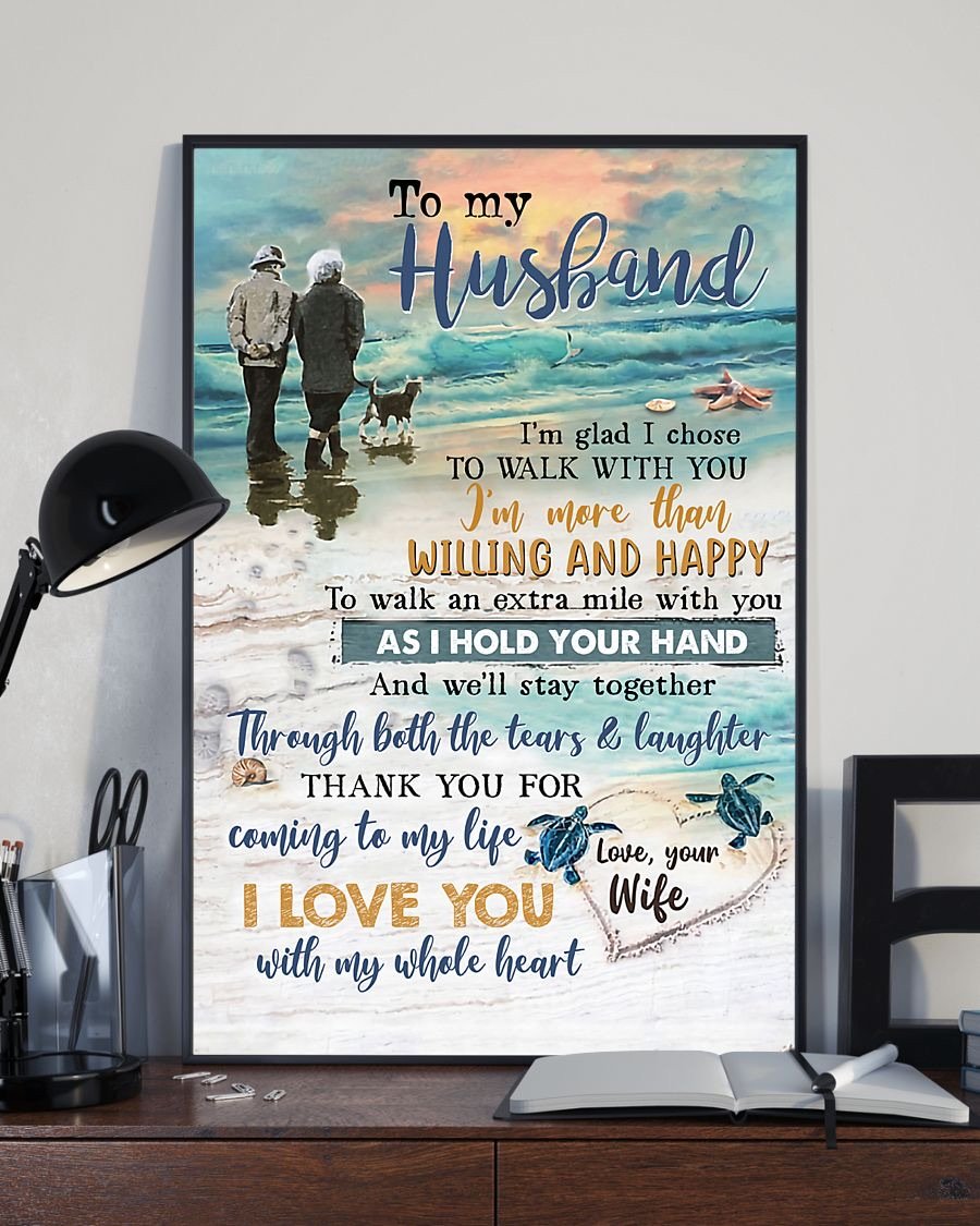 Perfect Gifts For Husband - To My Husband Poster-A Loves Gift