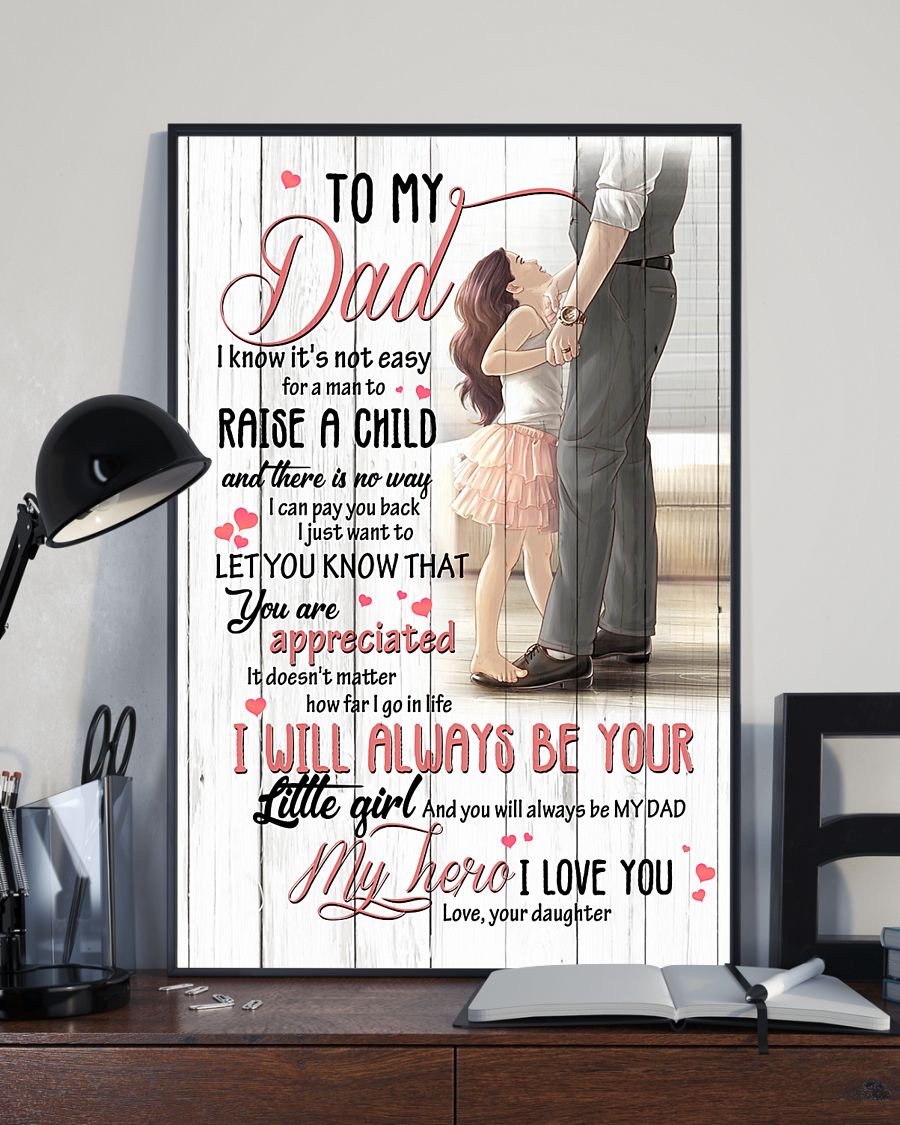 To My Dad Poster-A Loves Gift