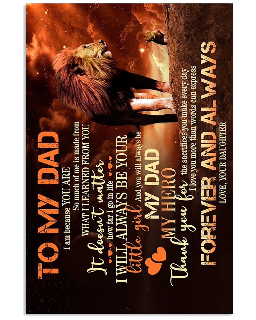 To My Dad Poster-A Loves Gift