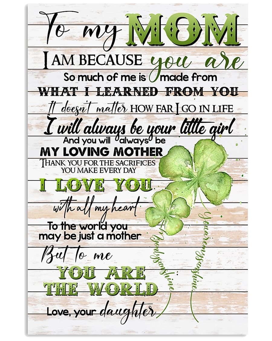 To My Mom Poster-A Loves Gift