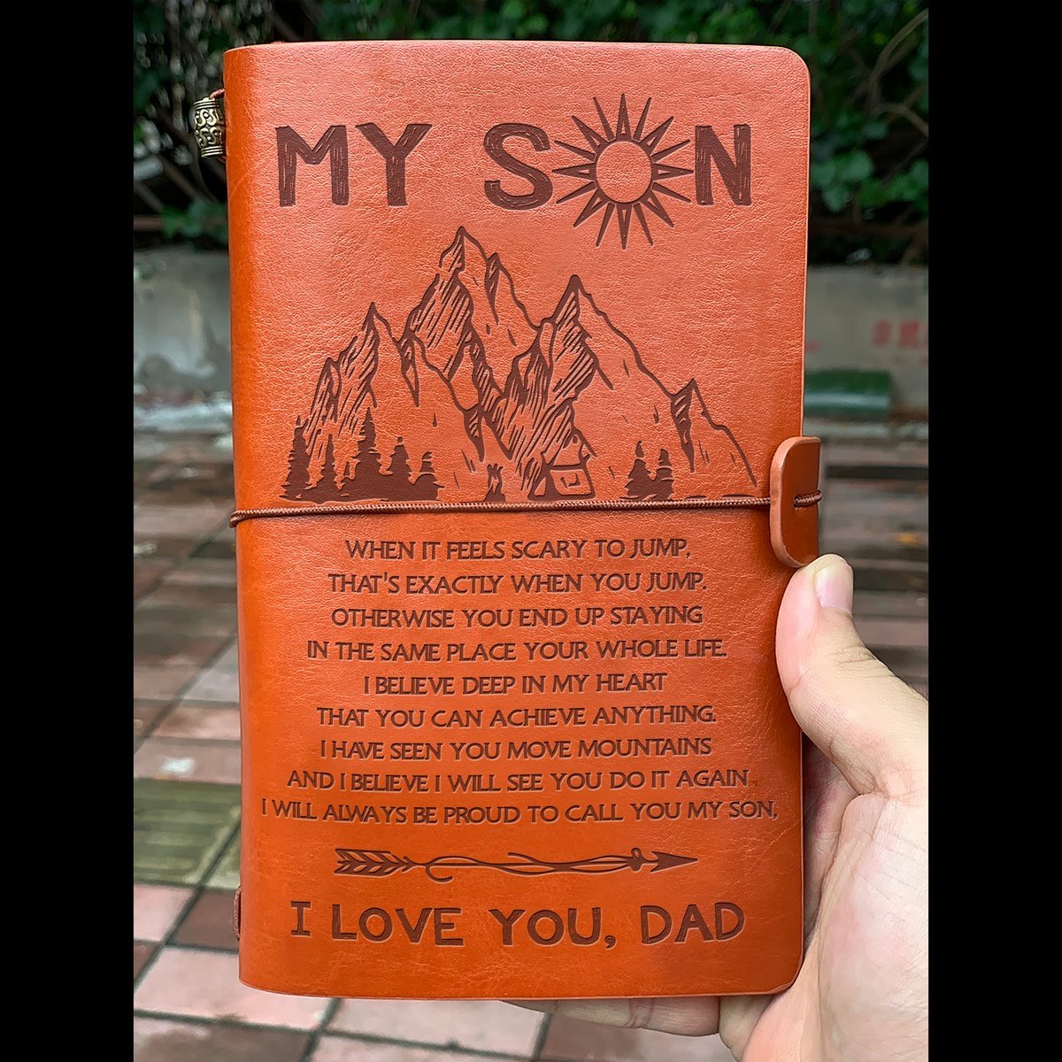 To My Son - Vintage Journal Notebook-A Loves Gift