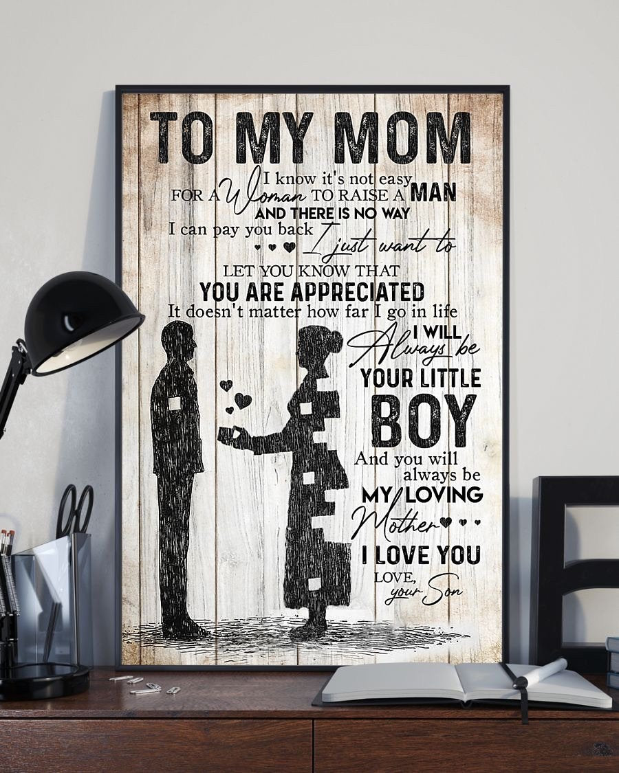 To My Mom Poster-A Loves Gift