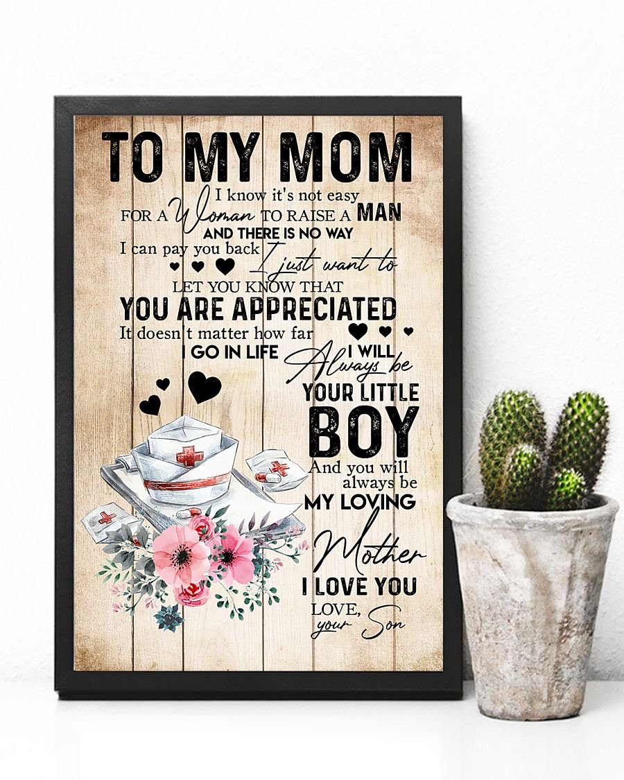 To My Mom Poster-A Loves Gift