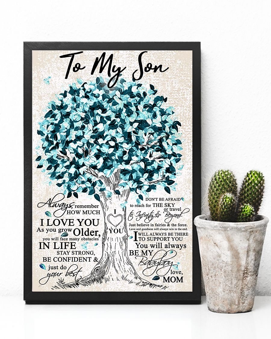To My Son Poster - Great Gifts For Your Son-A Loves Gift