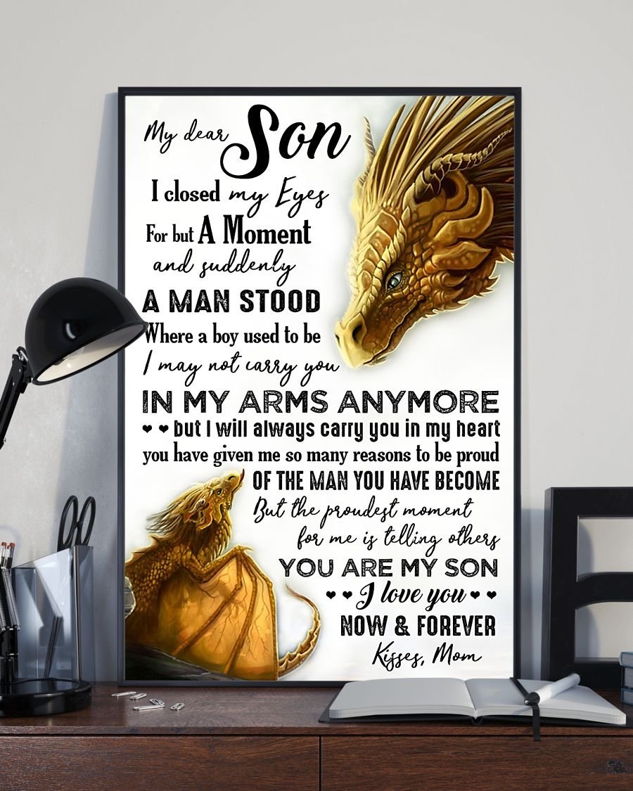 To My Son Poster - Great Gifts For Your Son-A Loves Gift
