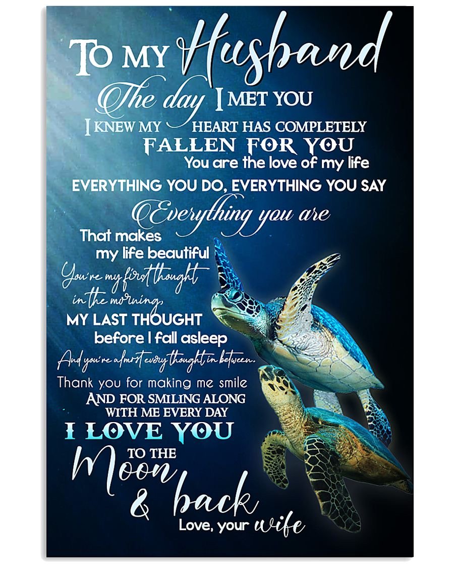 Perfect Gifts For Husband - To My Husband Poster-A Loves Gift