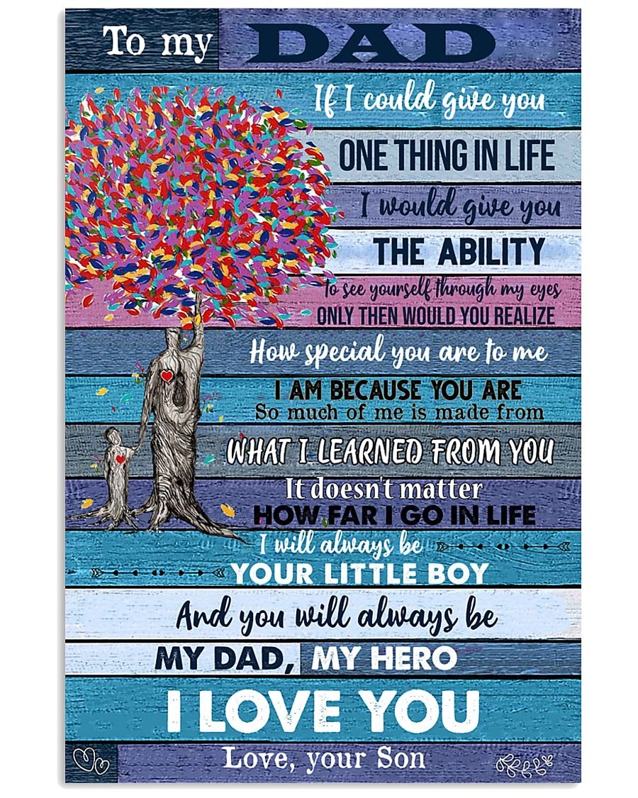 To My Dad Poster-A Loves Gift