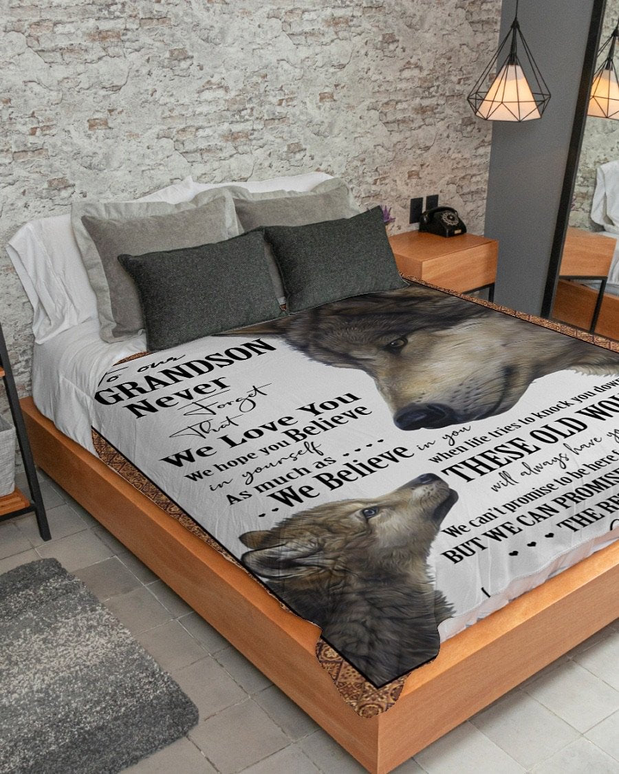 Fleece Blanket - To My Husband Fleece Blanket-A Loves Gift