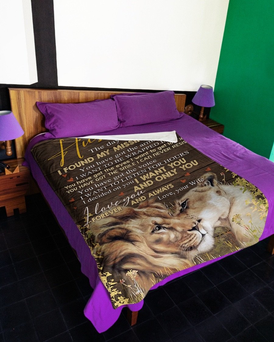 Fleece Blanket - To My Husband Fleece Blanket-A Loves Gift