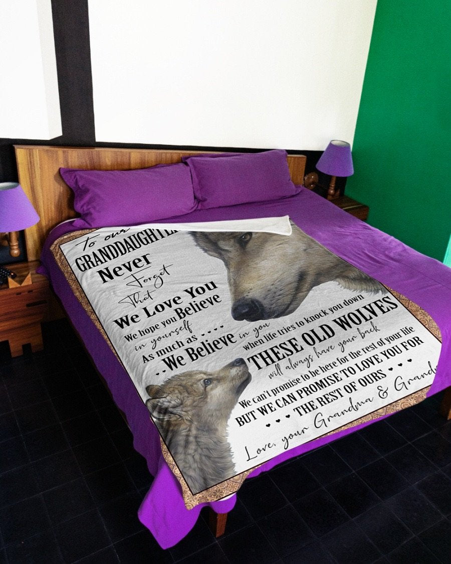 Fleece Blanket - To My Husband Fleece Blanket-A Loves Gift