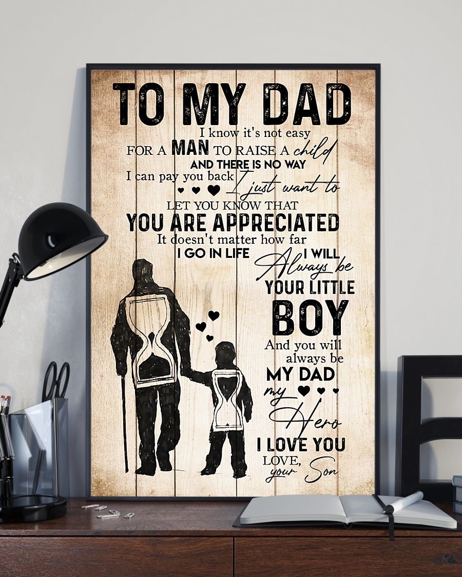 To My Dad Poster-A Loves Gift
