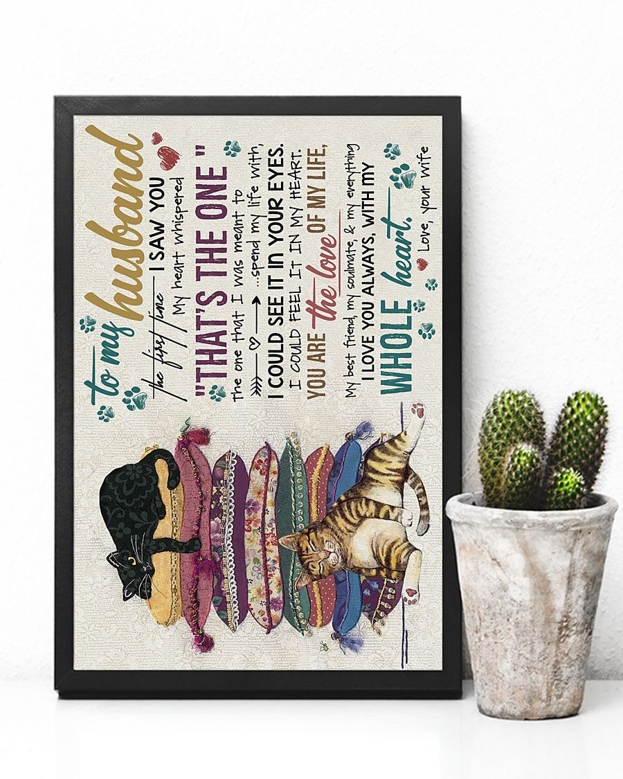 Perfect Gifts For Husband - To My Husband Poster-A Loves Gift