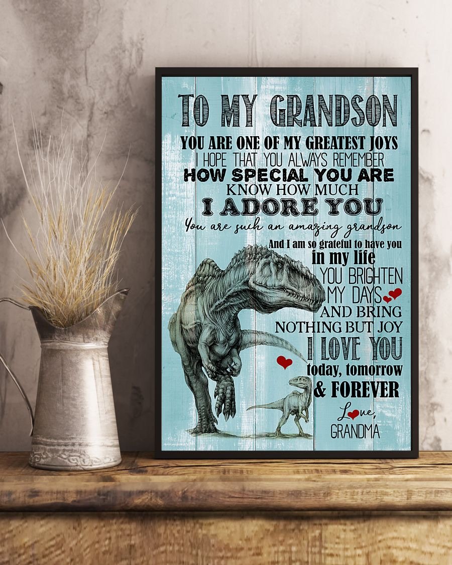 To My Grandson Poster-A Loves Gift