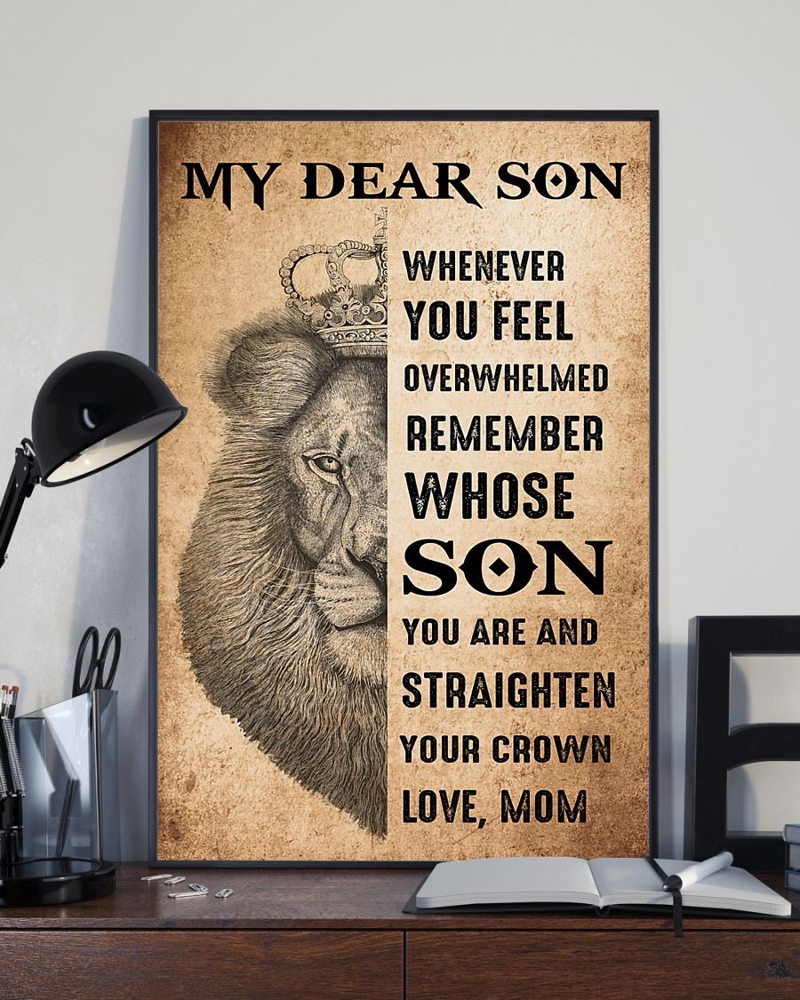 To My Son Poster - Great Gifts For Your Son-A Loves Gift