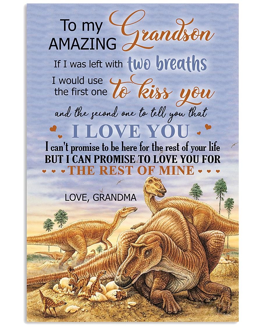 To My Grandson Poster-A Loves Gift