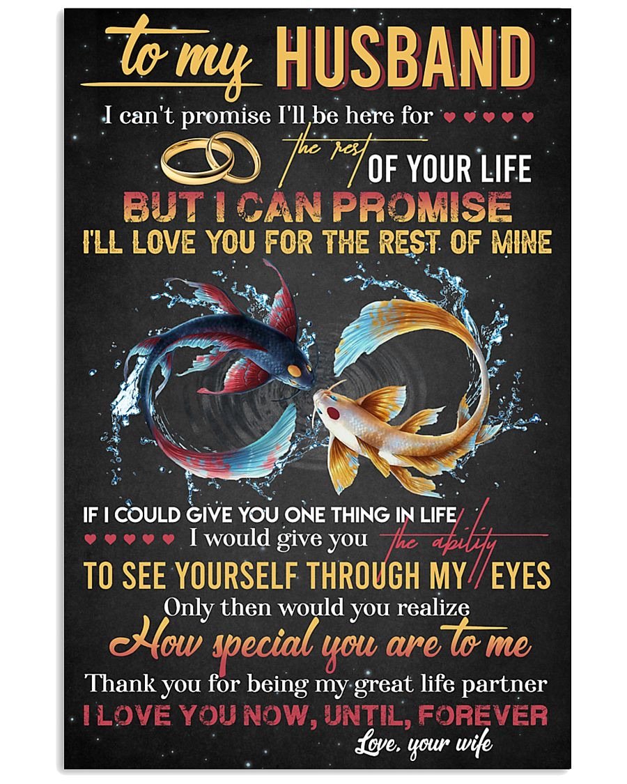 Perfect Gifts For Husband - To My Husband Poster-A Loves Gift