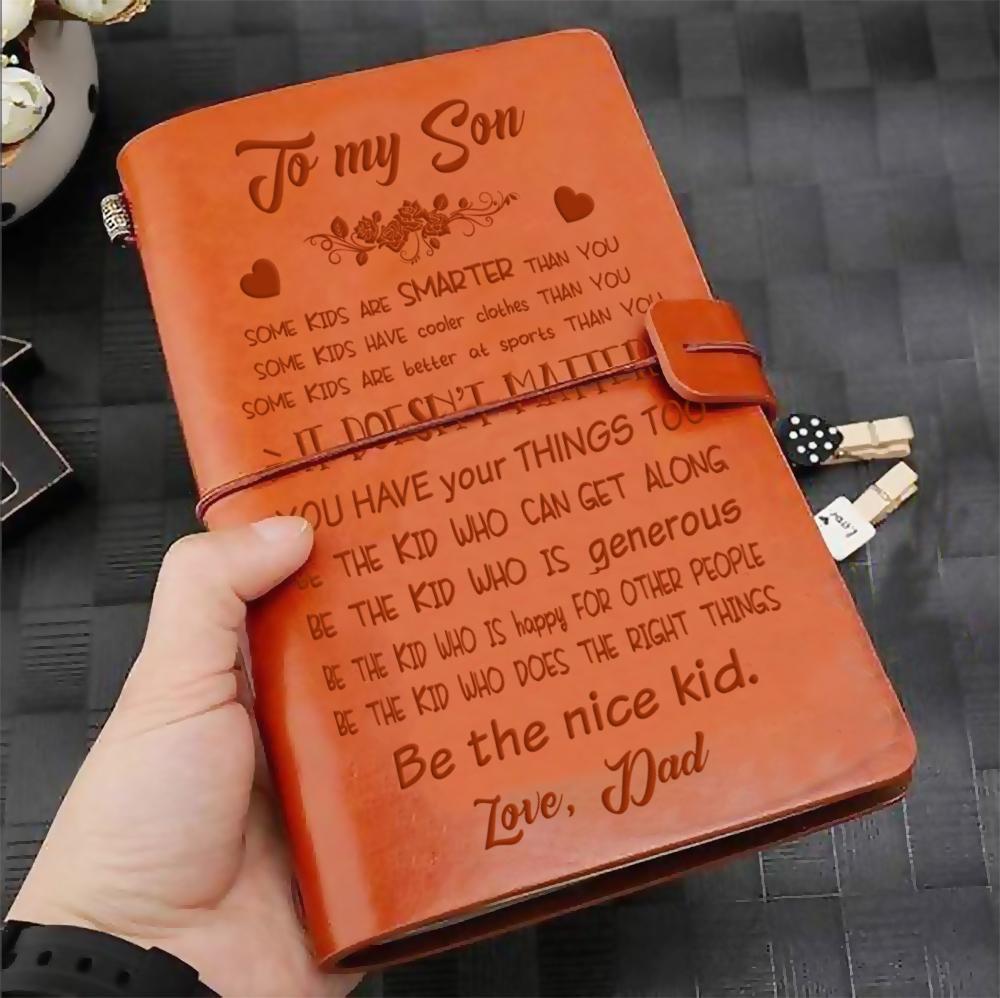 To My Son - Vintage Journal Notebook-A Loves Gift