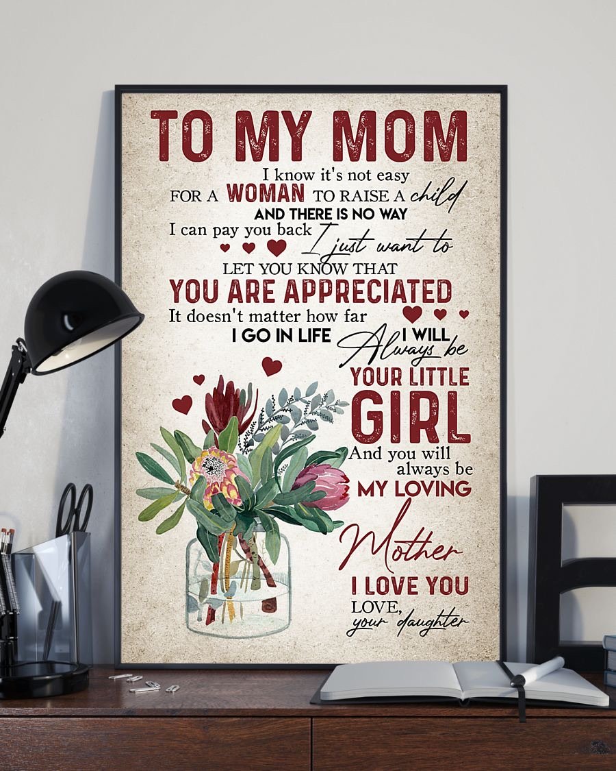 To My Mom Poster-A Loves Gift