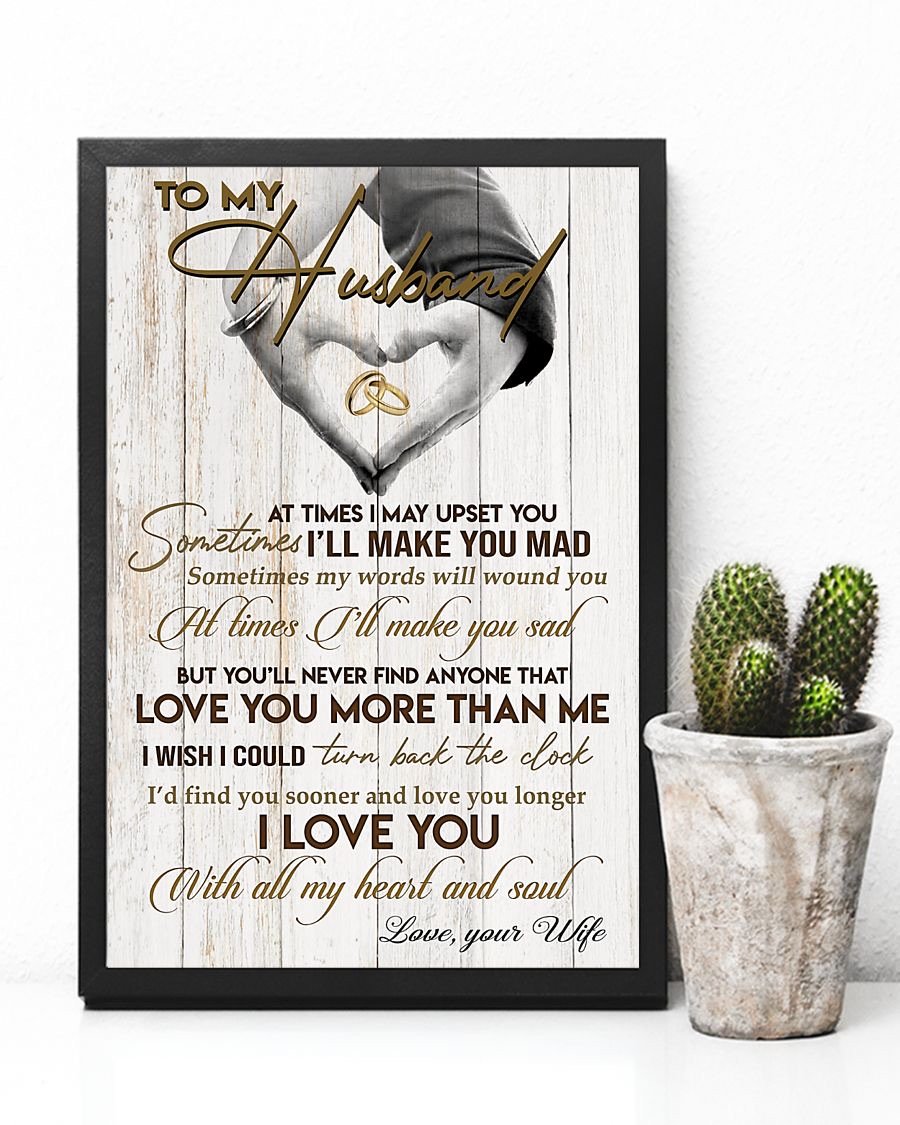To My Husband  Poster-A Loves Gift