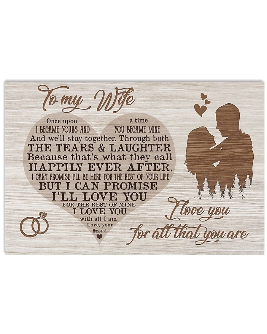 Perfect Gifts For Wife - To My Wife  Poster-A Loves Gift