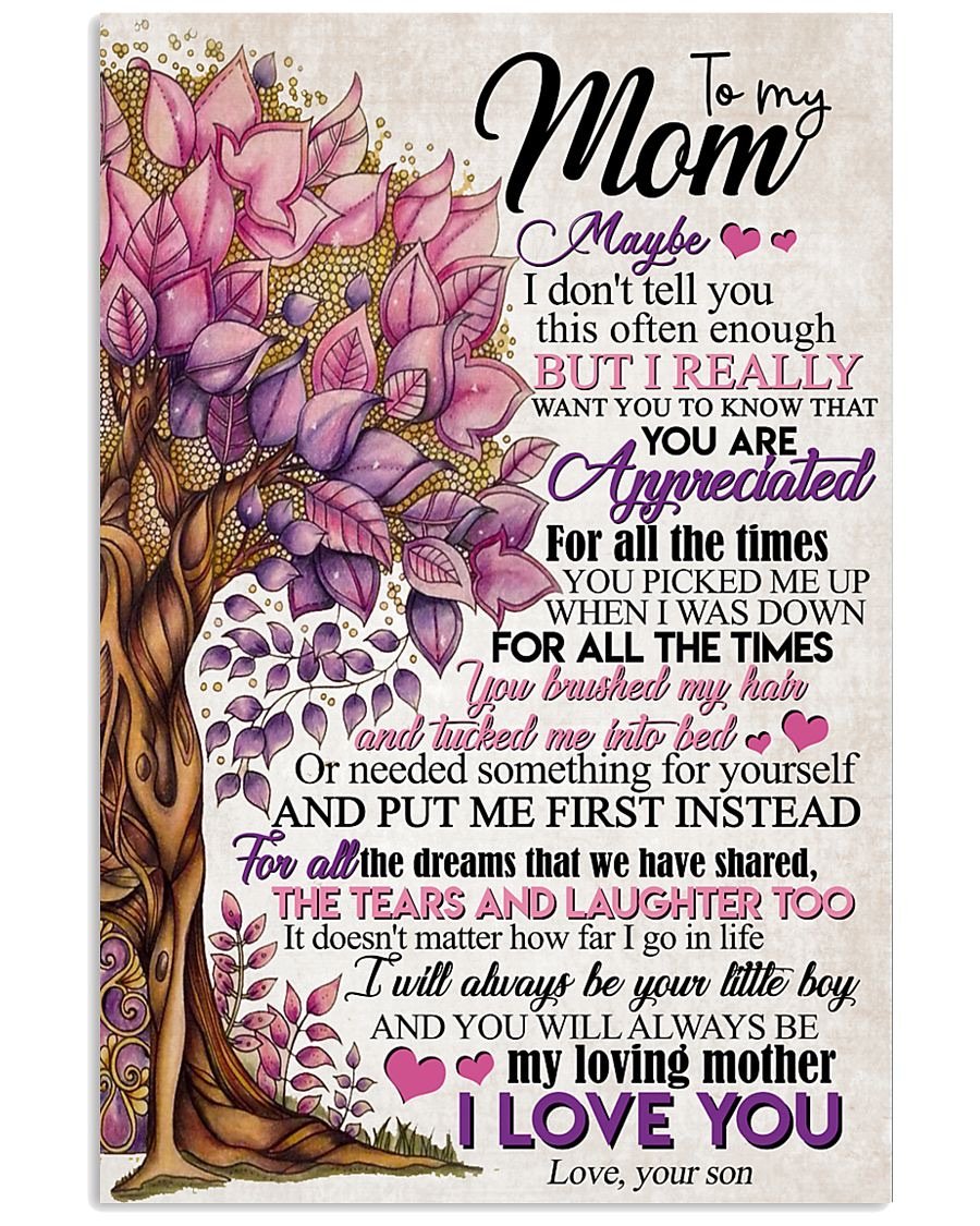 To My Mom Poster-A Loves Gift
