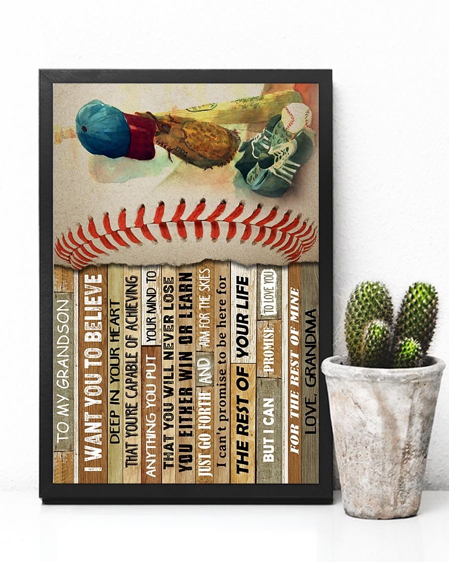 To My Grandson Poster-A Loves Gift