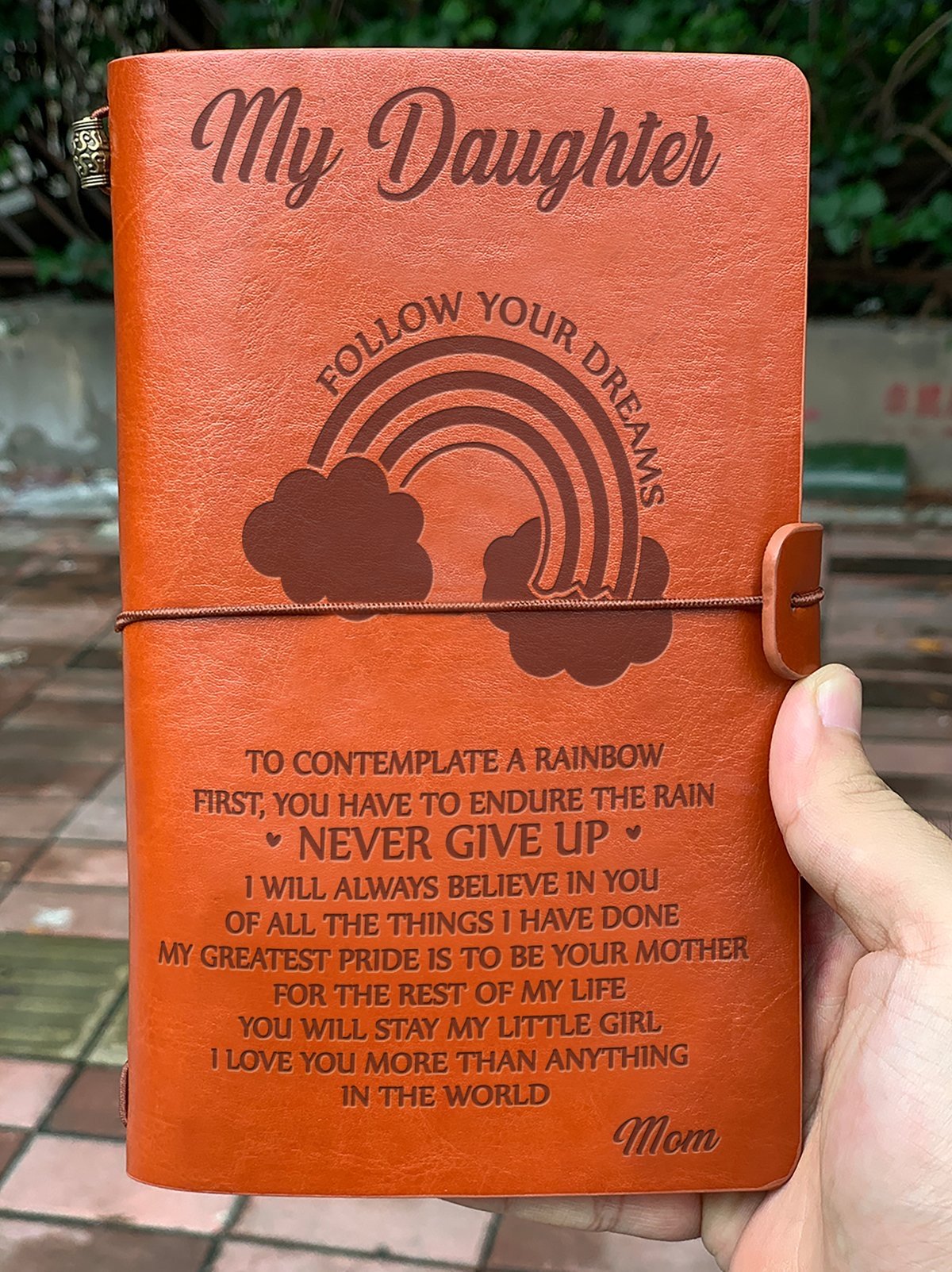 To My Daughter - Vintage Journal Notebook-A Loves Gift