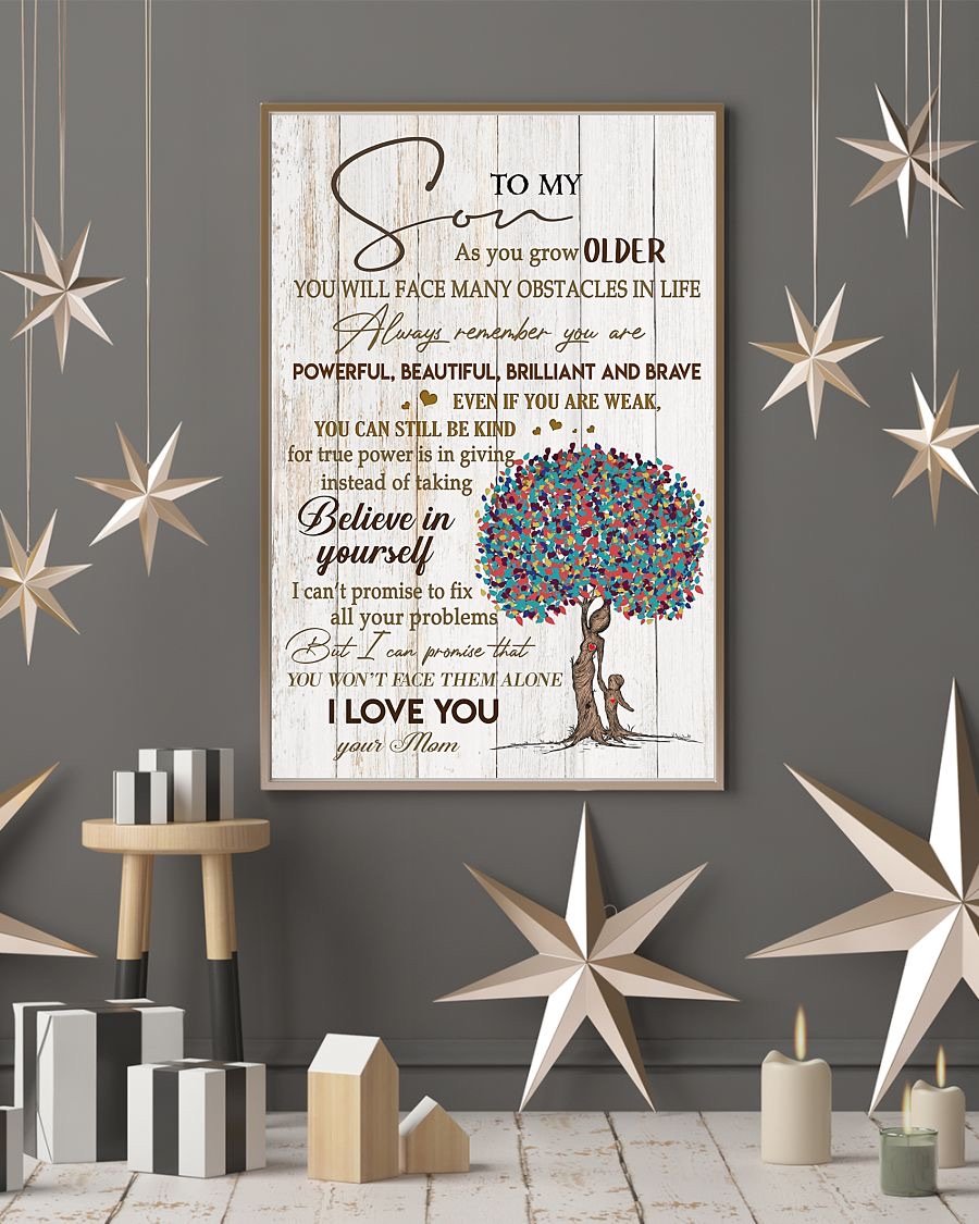 To My Son Poster - Great Gifts For Your Son-A Loves Gift