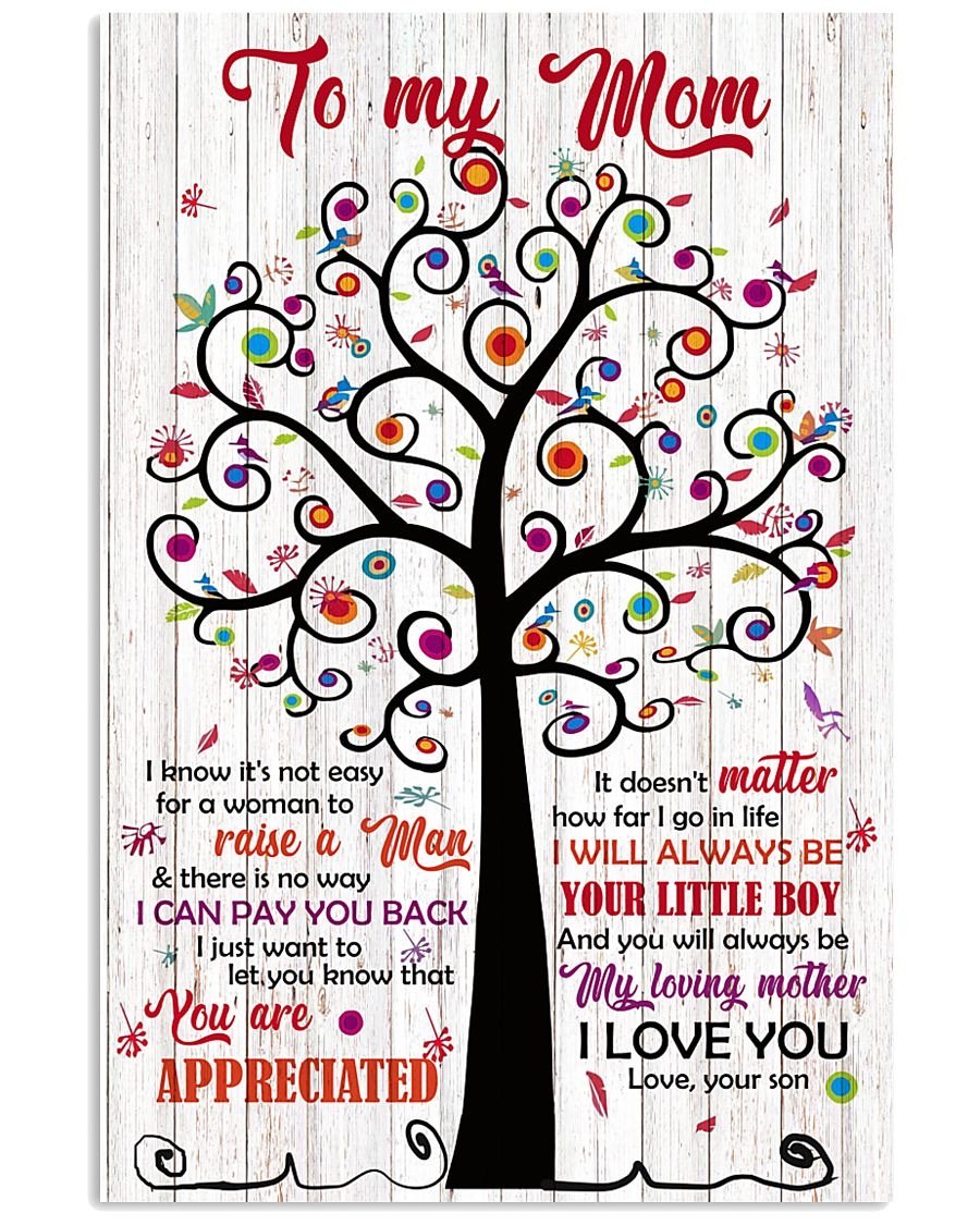 To My Mom Poster-A Loves Gift