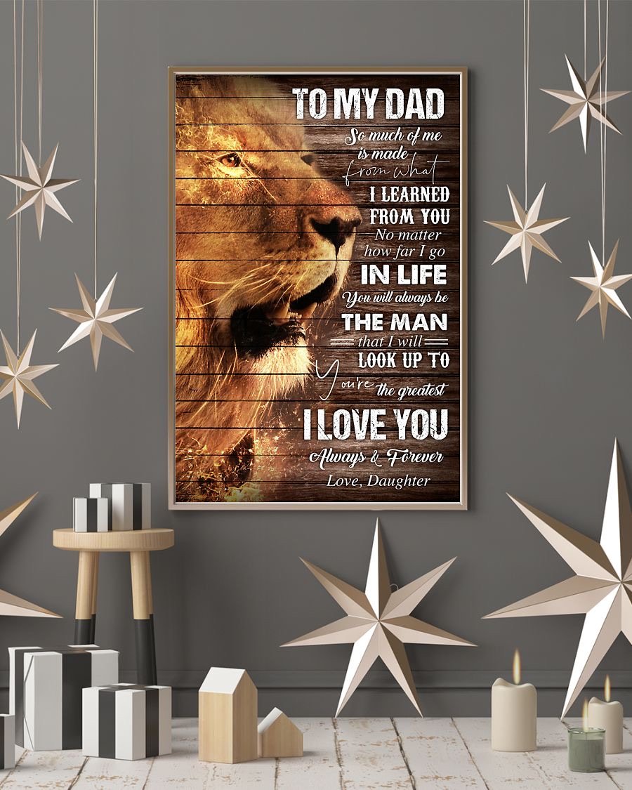 To My Dad Poster-A Loves Gift