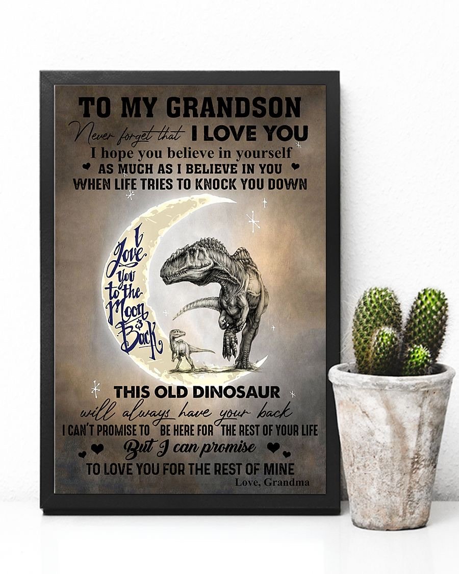 To My Grandson Poster-A Loves Gift