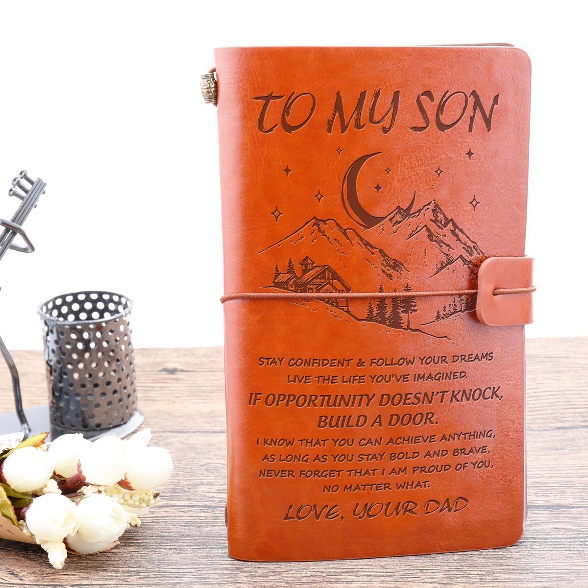 To My Son - Vintage Journal Notebook-A Loves Gift