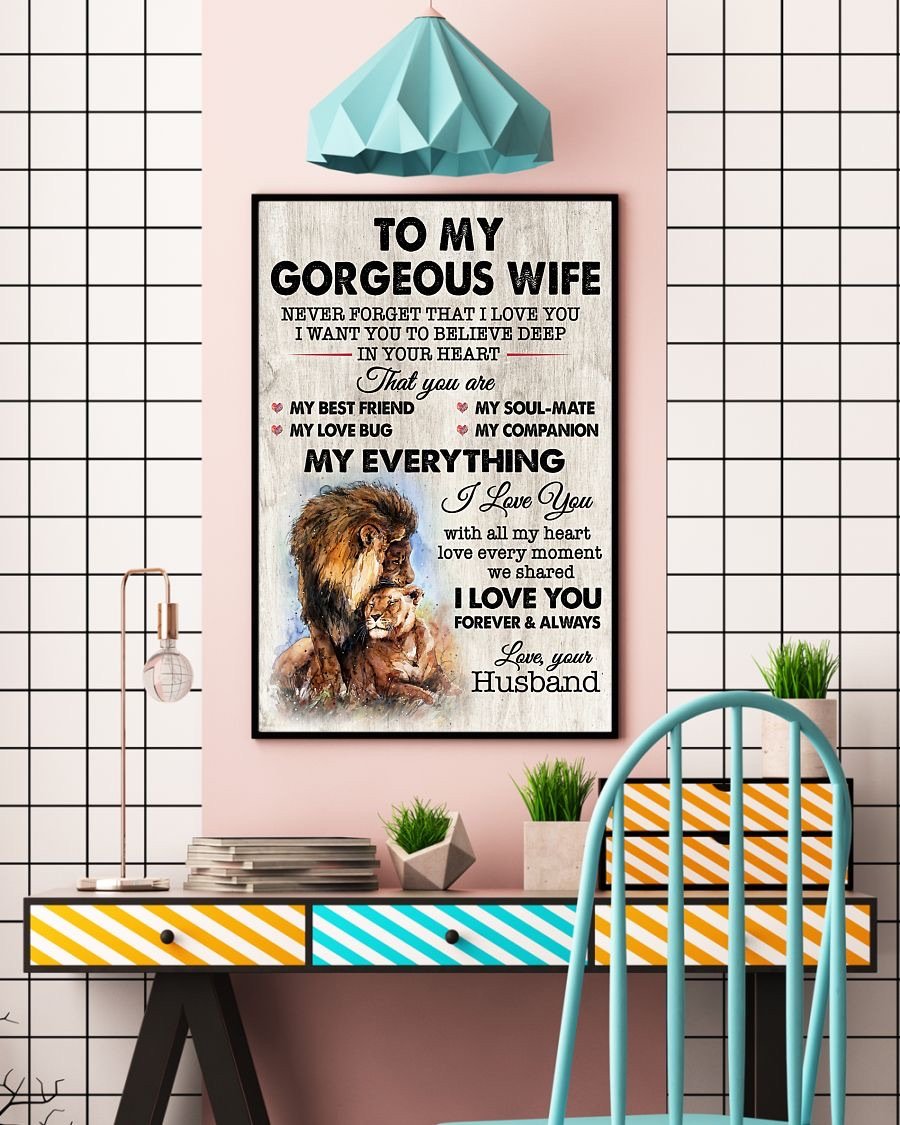 Perfect Gifts For Wife - To My Wife  Poster-A Loves Gift