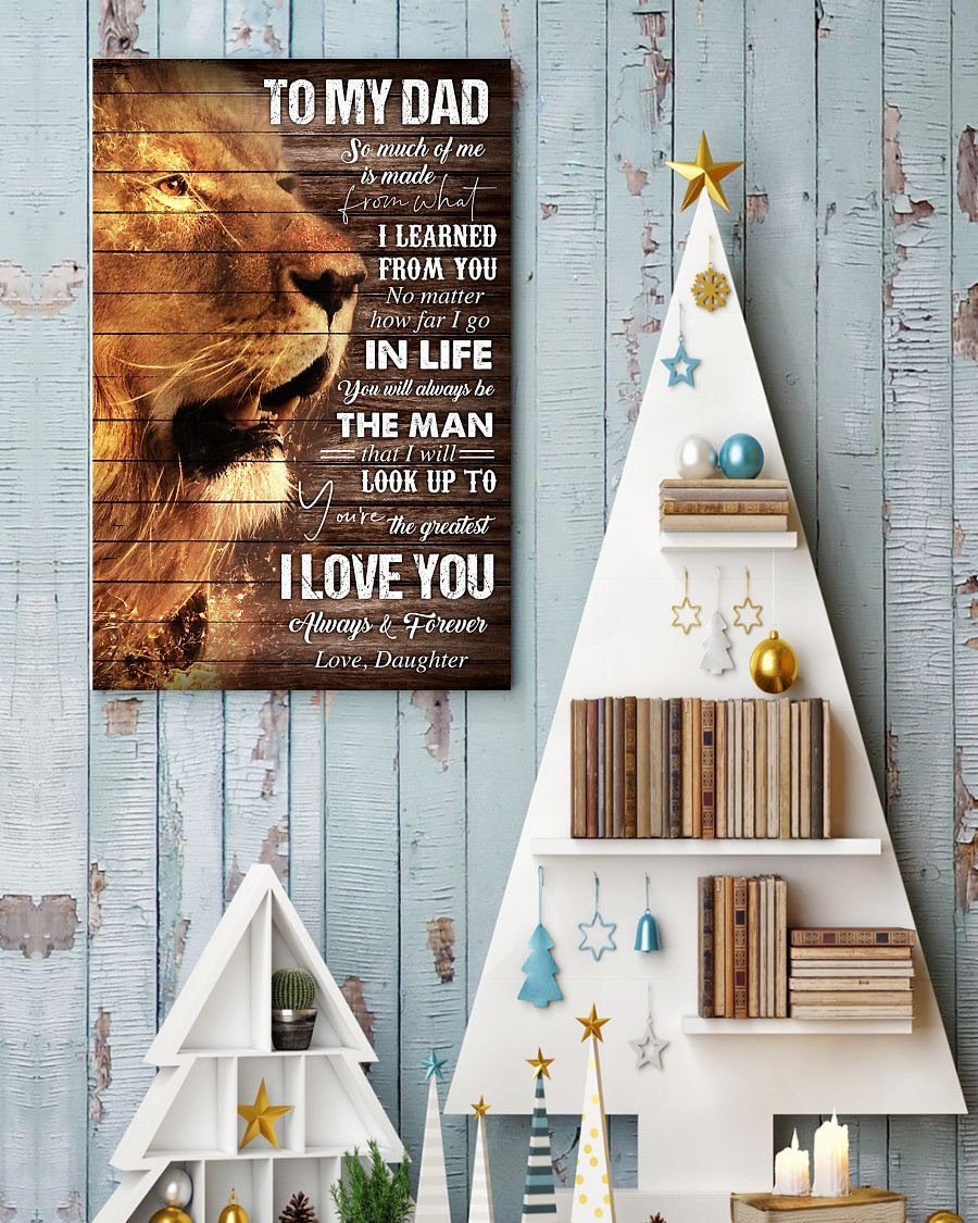 To My Dad Poster-A Loves Gift