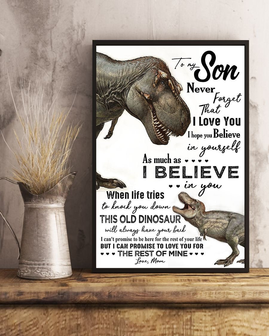To My Son Poster - Great Gifts For Your Son-A Loves Gift