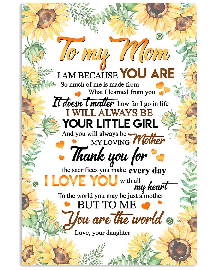 To My Mom Poster-A Loves Gift