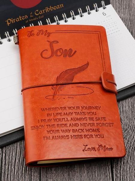 To My Son - Vintage Journal Notebook-A Loves Gift