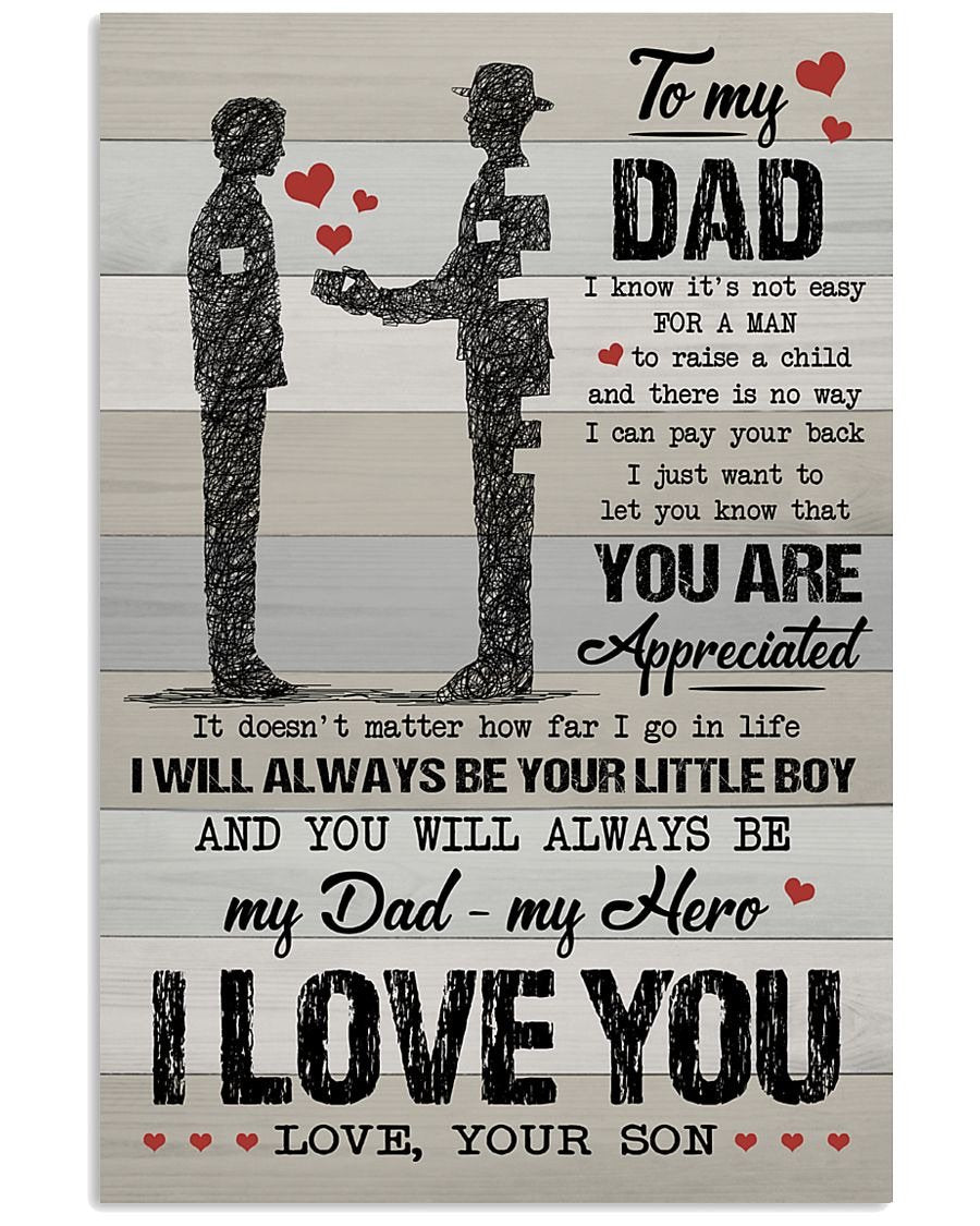 To My Dad Poster-A Loves Gift