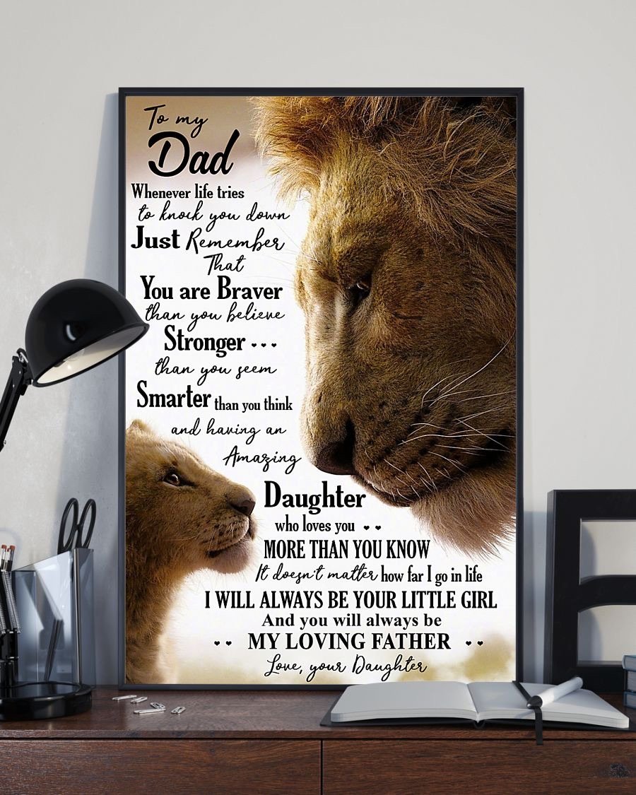 To My Dad Poster-A Loves Gift