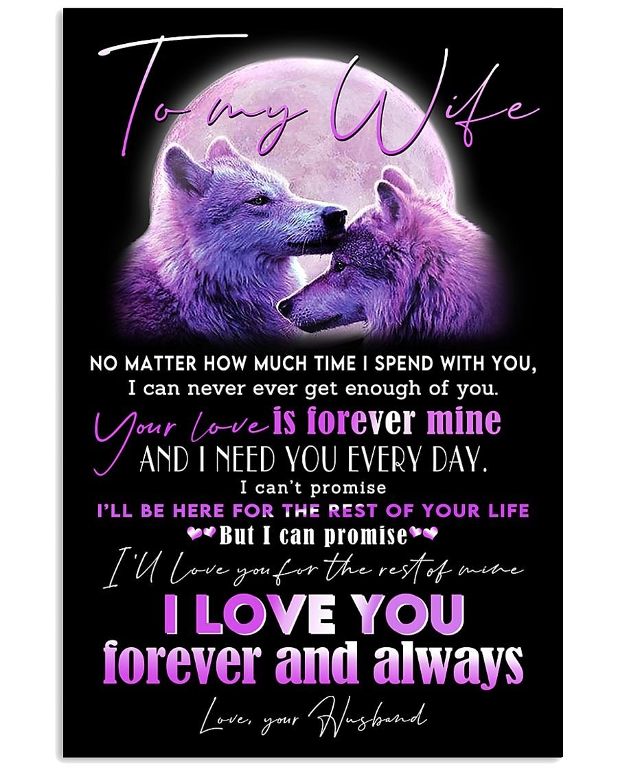 Perfect Gifts For Wife - To My Wife  Poster-A Loves Gift