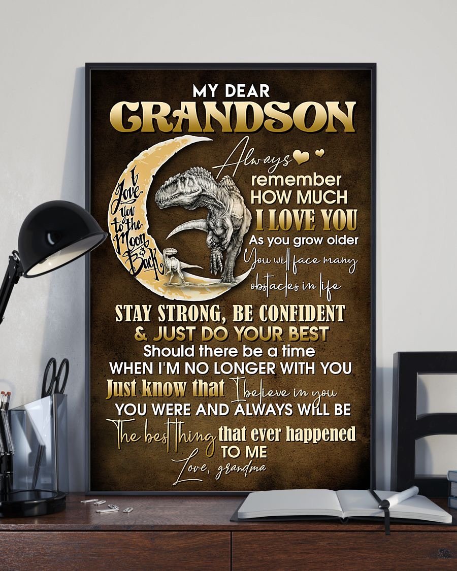 To My Grandson Poster-A Loves Gift