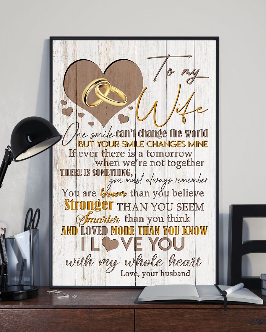 Perfect Gifts For Wife - To My Wife  Poster-A Loves Gift